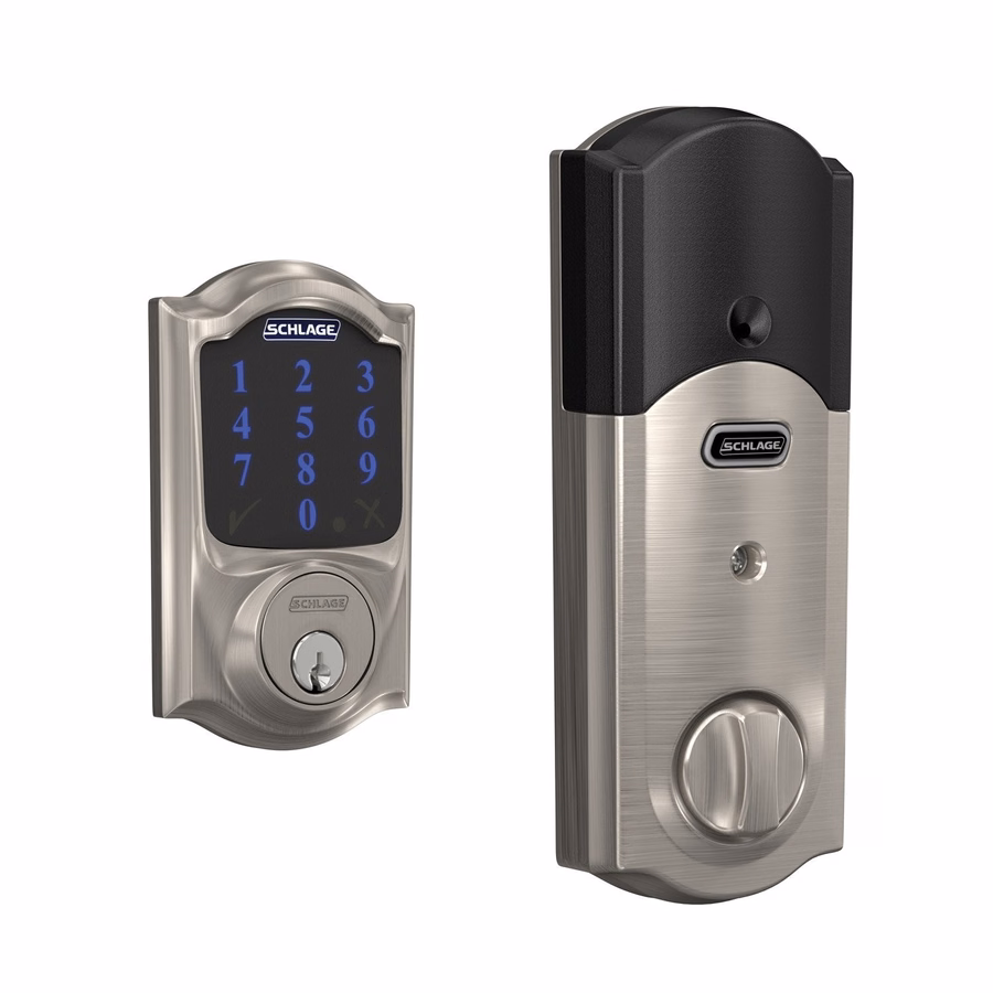 Schlage Connect Smart Deadbolt, Z-Wave Plus Enabled współpracuje z pierścieniowym systemem alarmowym