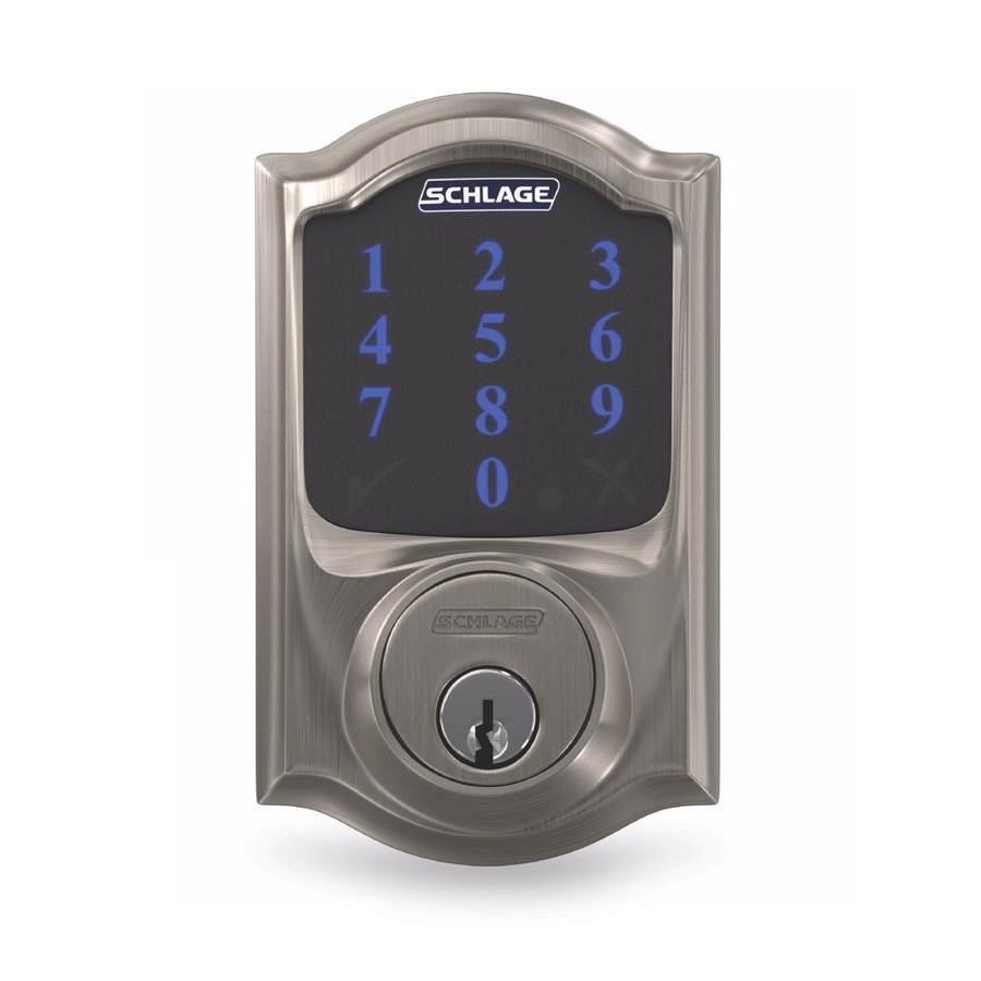 Schlage Connect Smart Deadbolt, Z-Wave Plus Enabled współpracuje z pierścieniowym systemem alarmowym
