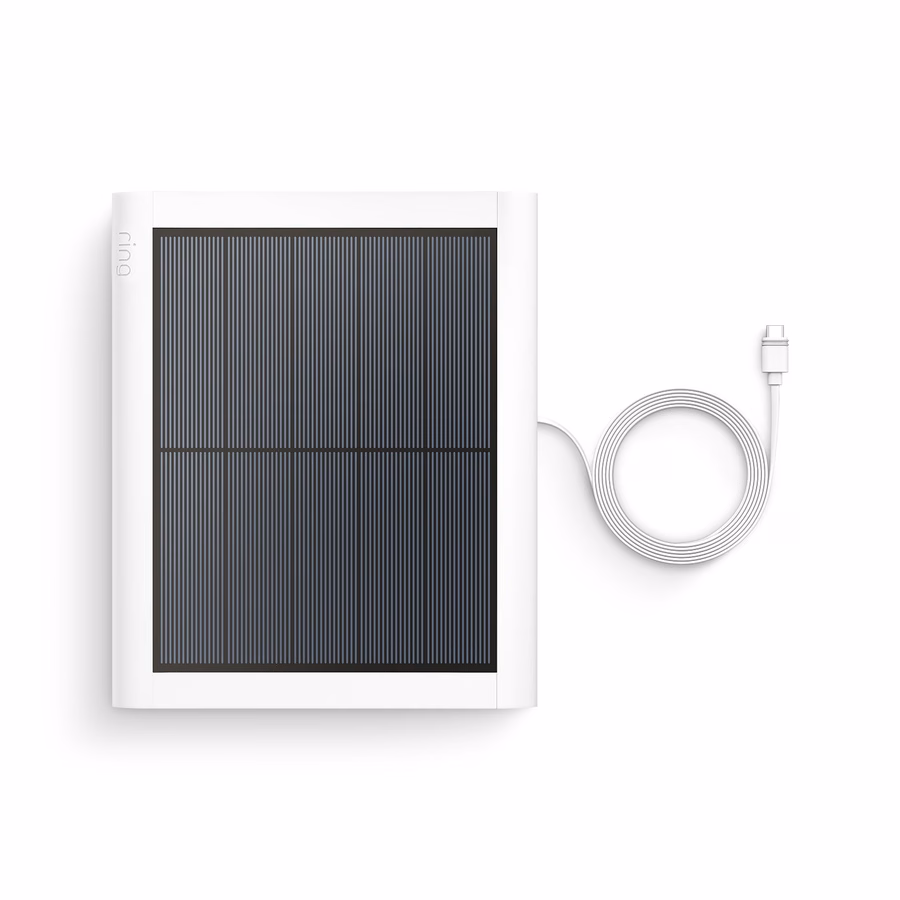 Panel słoneczny (USB-C) Kamera zewnętrzna (kamera typu Stick Up), kamera zewnętrzna Plus, kamera Stick Up Cam Pro, kamera Spotlight (2. generacji), Spotlight Cam Plus, Spotlight Cam Pro