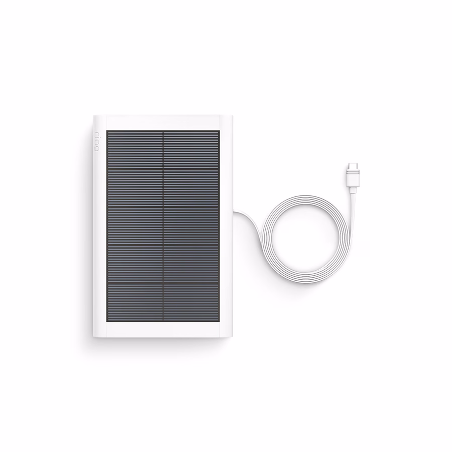 Mały panel słoneczny (USB-C) Kamera zewnętrzna (kamera typu Stick Up), kamera zewnętrzna Plus, kamera Stick Up Cam Pro, kamera Spotlight (2. generacji), Spotlight Cam Plus, Spotlight Cam Pro