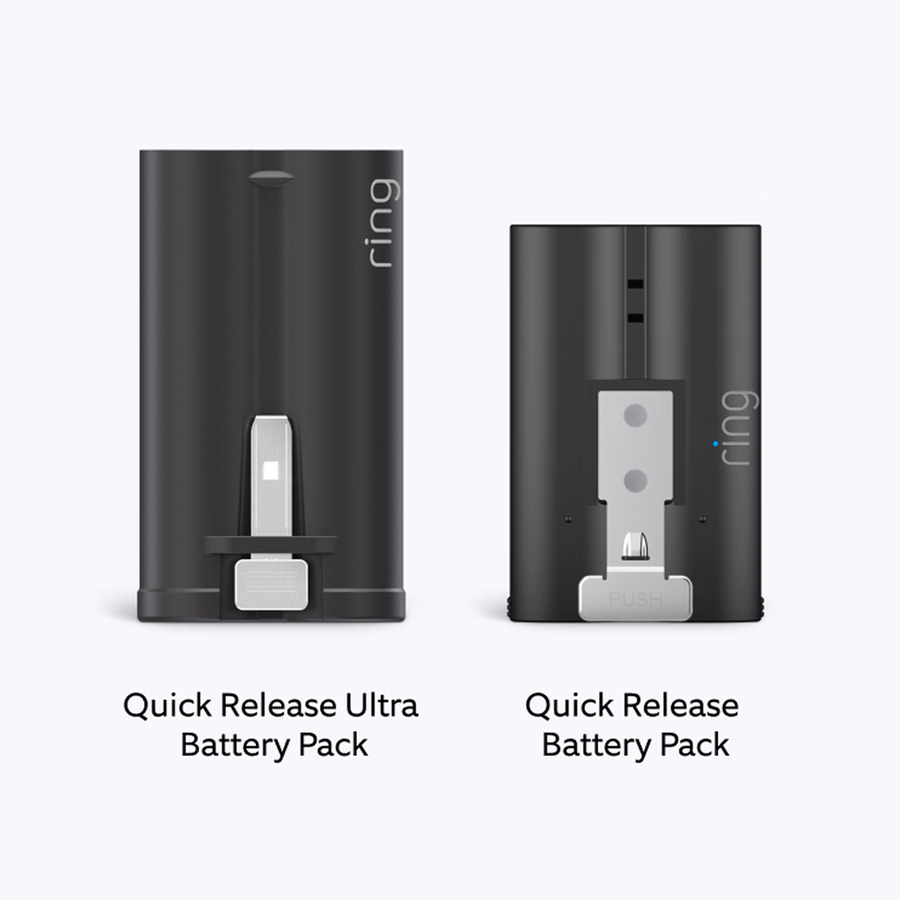 Zestaw baterii Ultra Quick ReleaseBattery Doorbell Plus (najnowszy model), Battery Doorbell Pro (najnowszy model), Kamera zewnętrzna (Najnowszy model) i Kamera Spotlight (Najnowszy model), Kamera z wizjerem 2K