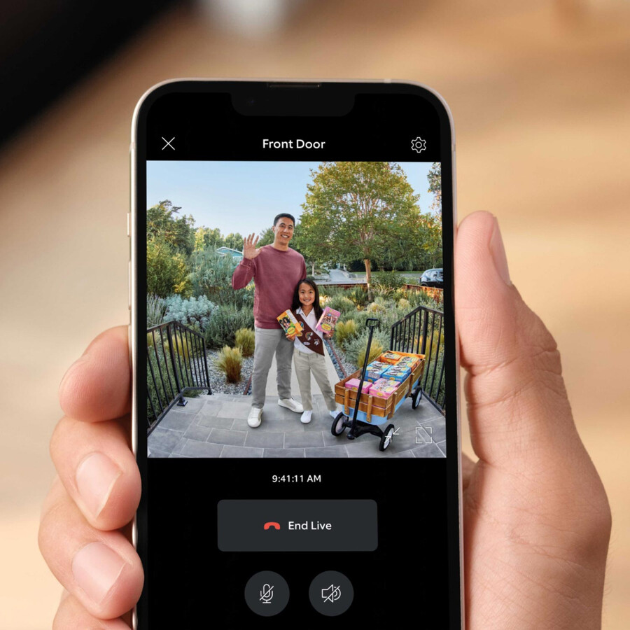 dzwonek do drzwi battery doorbell plus ładowarka solarna